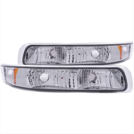 Striker 511064 Parking Signal Lights, Chrome Euro Amber ST89869